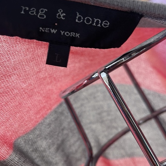 Rag & Bone pink and gray Tencel sweater - Picture 5 of 6